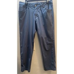 Lululemon Commission Slim Pant Men's 34‎ Navy Stretch